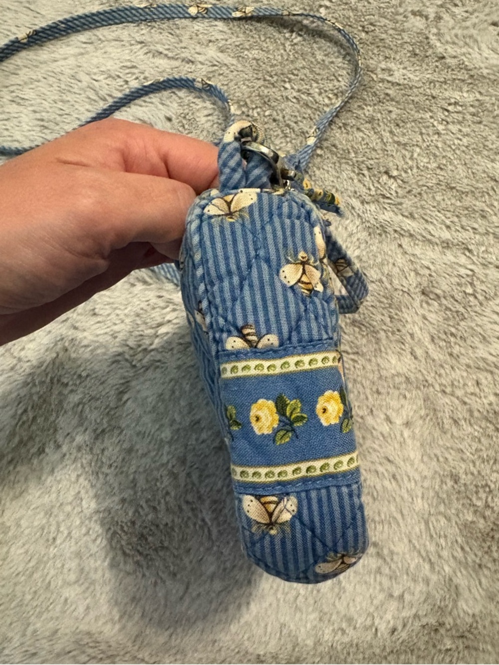 Vera Bradley Vintage Bee Print Quilted Purse - Picture 7 of 9